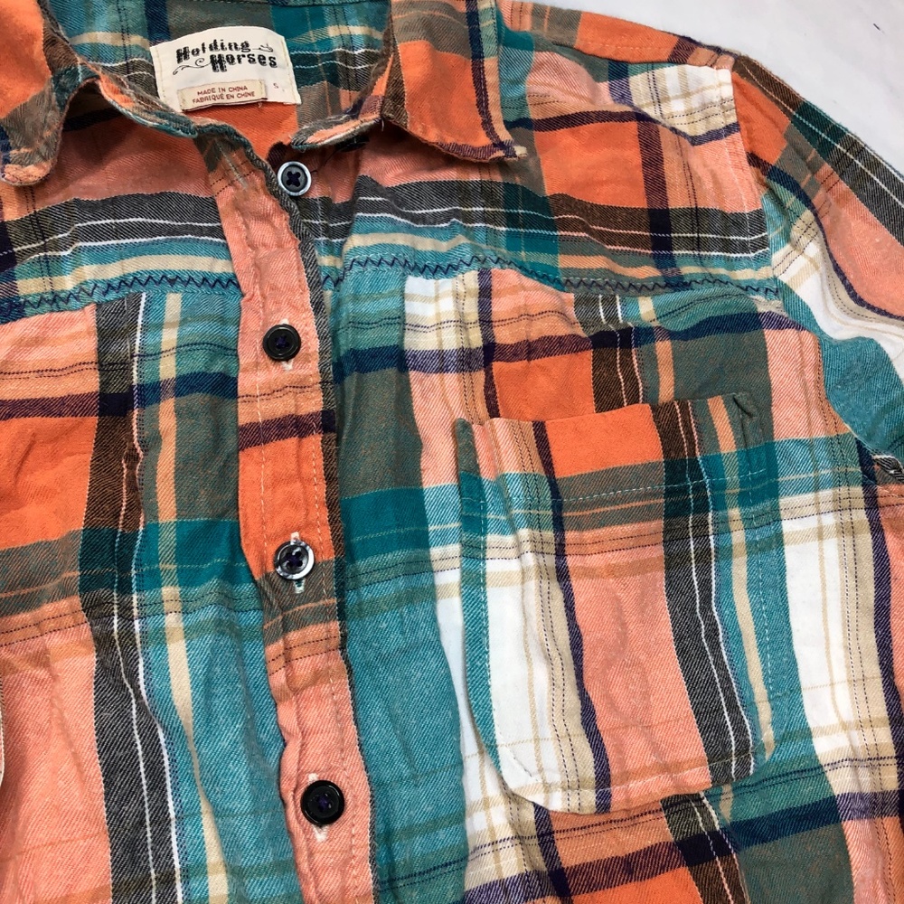 Anthropologie Holding Horses Seamed Plaid Tunic - Picture 8 of 8